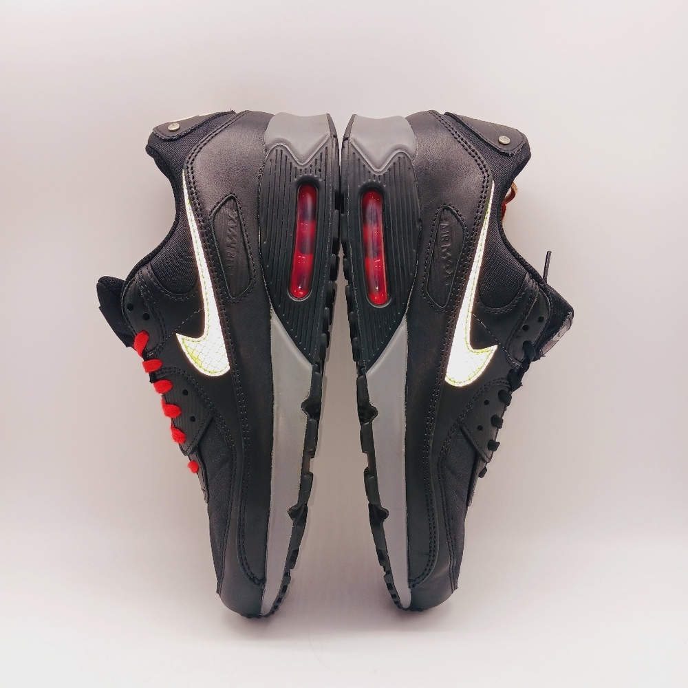 Nike Air Max 90 Premium 'FDNY' Streetwear Shoes Size 11 for Men - Picture 2 of 15